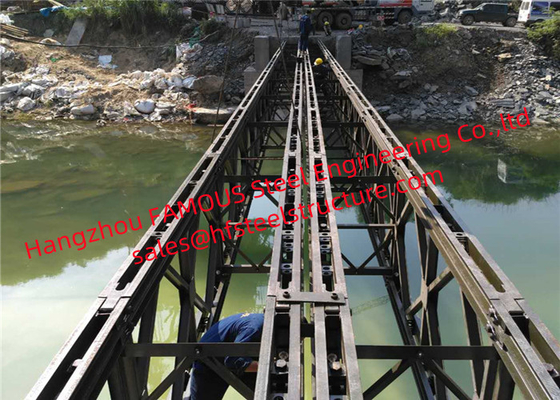 LA CHINE Le contrat 200 - dactylographiez l'installation simple de pont de botte de Bailey d'envergure rapidement pour l'armée fournisseur