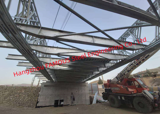 LA CHINE Couleur gris-clair de pont piétonnier d'immersion de protection en acier galvanisée à chaud de surface fournisseur