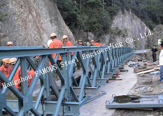 LA CHINE Pont en acier de 200 doubles lignes de pont de Bailey en acier de traitement de surface galvanisé permanent fournisseur