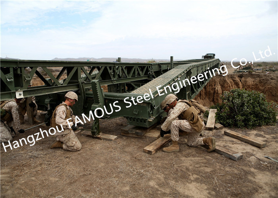 LA CHINE Application provisoire de militaires de pont de Bailey de structure métallique d'installation facile fournisseur