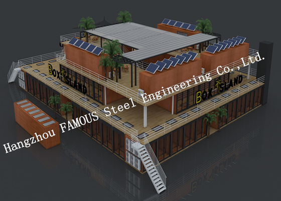 LA CHINE Chambre préfabriquée modulaire adaptée aux besoins du client de conteneur pour le centre commercial ou le café fournisseur