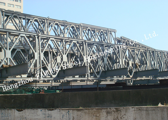 LA CHINE Construction multi en acier préfabriquée galvanisée d'envergure de pont de Q235B Bailey fournisseur
