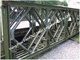 Panneau de pont de Q345 Bailey, appui de pièces de pont de Bailey sur la construction d'autoroute urbaine de passage supérieur de viaduc fournisseur
