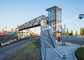 Pont préfabriqué guidé en métal de balustrade de Skywalk de structure métallique de ponts piétonniers de ville fournisseur