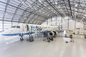 Hangar préfabriqué d'avions isolé par preuve de structure métallique de l'eau pour l'utilisation privée fournisseur