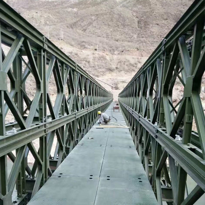 LA CHINE 20m-60m Steel Bailey Bridge pour les applications galvanisées à chaud fournisseur