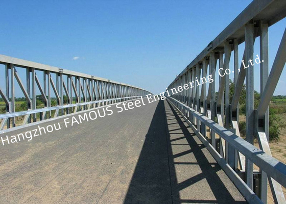 LA CHINE Préfabriquez le type en acier modulaire construction du pont 200 de double ruelle galvanisée à chaud fournisseur