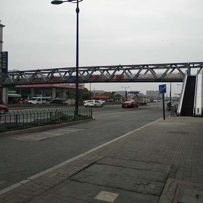 LA CHINE Ponts piétonniers préfabriqués de traînée au-dessus des routes, solution piétonnière du trafic urbain de survol fournisseur