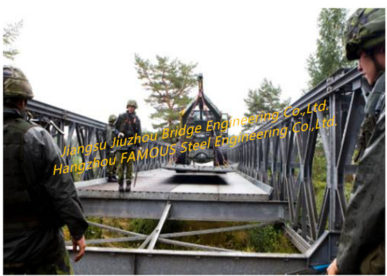 Chine Panneau provisoire ou permanent de pont de Bailey militaire d'armée légère de structure métallique de composé fournisseur
