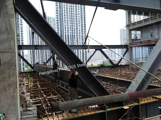 Chine Pont en acier de construction d'envergure de mer, construction de botte en métal de pont en poutre en acier fournisseur