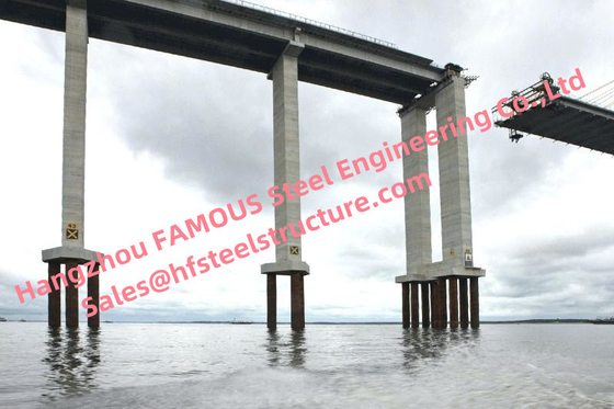 Chine Fabrication sifflante préfabriquée mobile de colonne de soutien de butée de pilier de pont en acier de construction fournisseur
