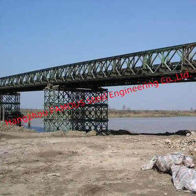 LA CHINE Assistance technique modulaire préfabriquée de location en acier à voie unique CB200 d'étayage de pont de Bailey fournisseur