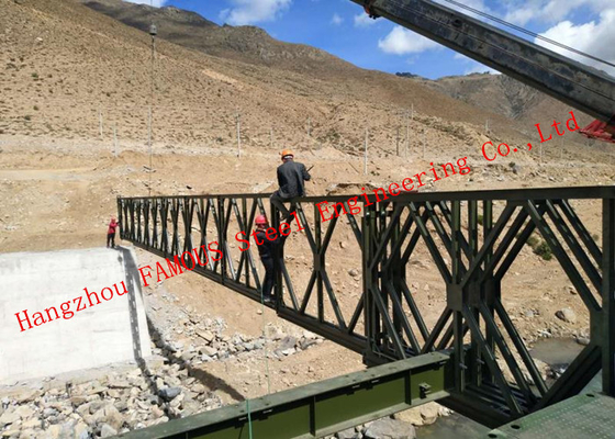 LA CHINE Longue résistance à la fatigue de chargement de capacité de Bailey stabilité en acier modulaire lourde de pont de grande fournisseur