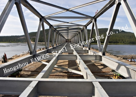 LA CHINE Pont en acier modulaire en acier préfabriqué de Q355 Bailey galvanisé pour la construction du trafic fournisseur