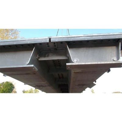 Pont de poutre en acier composite en béton Boîte de structure en acier lourd modulaire fournisseur