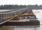 Norme en acier provisoire de la Manche JIS de délivrance de secours de pont de flottement de lutte contre les inondations fournisseur
