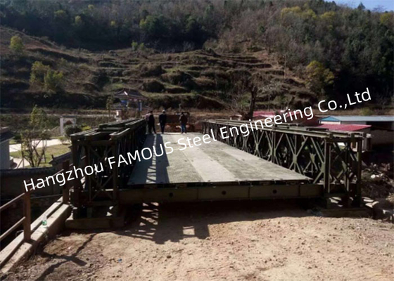 Longévité élevée Bailey Arch Bridge en acier pour la sécurité fournisseur