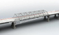 Matériel de haute résistance simple préfabriqué à voie unique du pont de botte d'envergure Q345b fournisseur