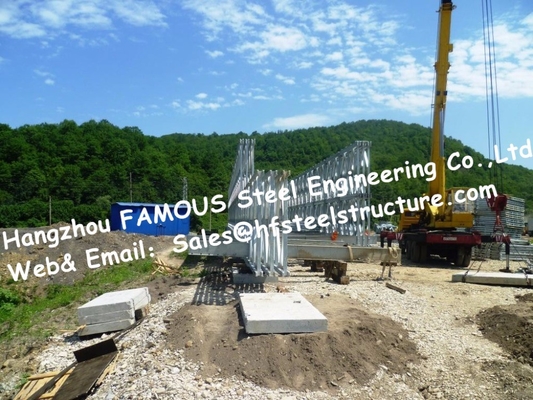 Pont en acier recouvert de zinc sur mesure répondant aux exigences de construction uniques fournisseur