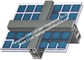 Poudre en aluminium de cadre enduisant les modules solaires en verre intégrés par Photovoltaics de mur rideau fournisseur
